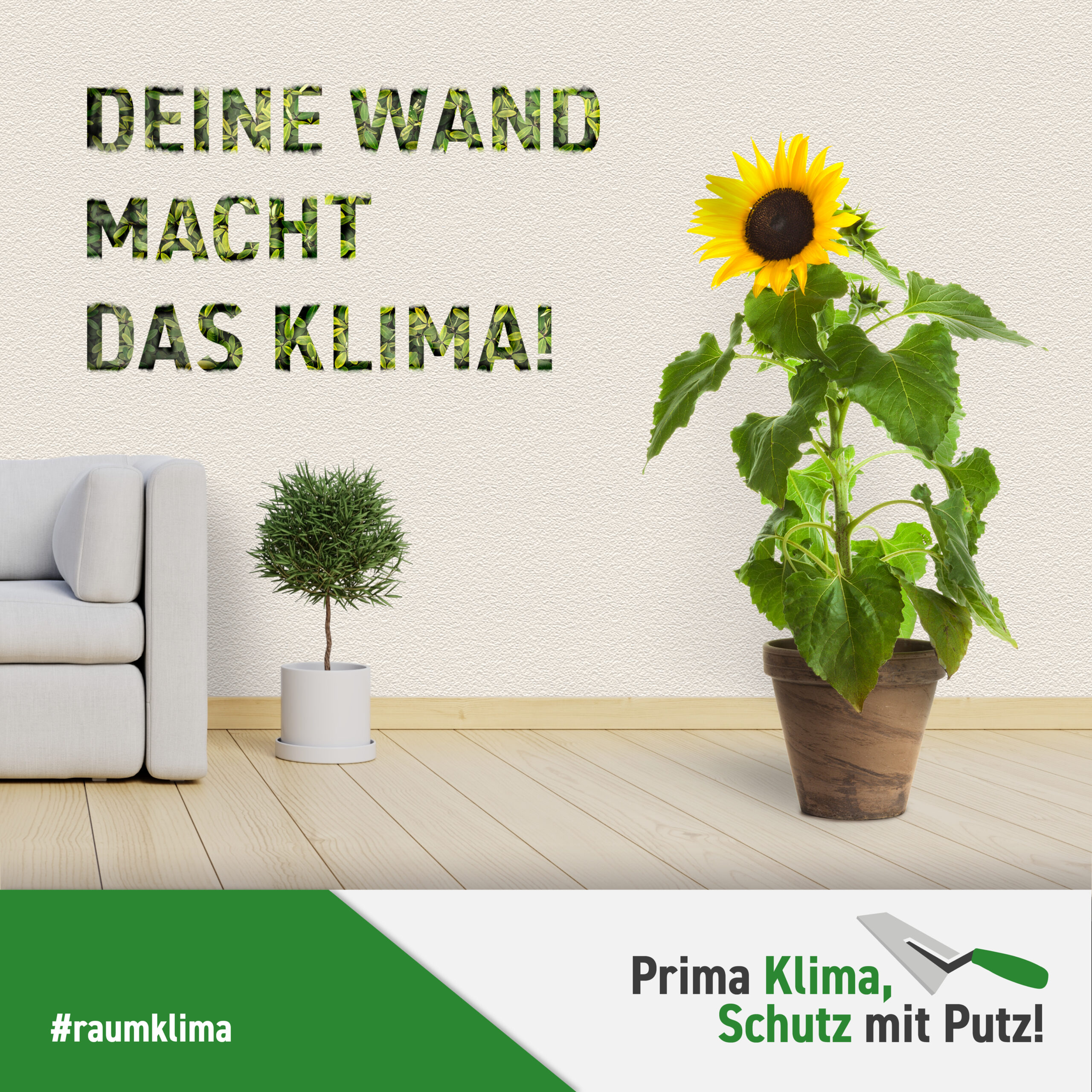 Deine Wand macht das Klima!